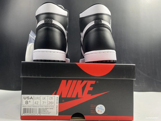 Reps LUCY 555088-010 White Retro (2014) Black Air Jordan 1 0629